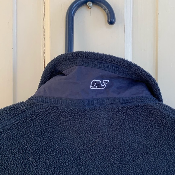 VINEYARD VINES blue fleece vest - Picture 8 of 8
